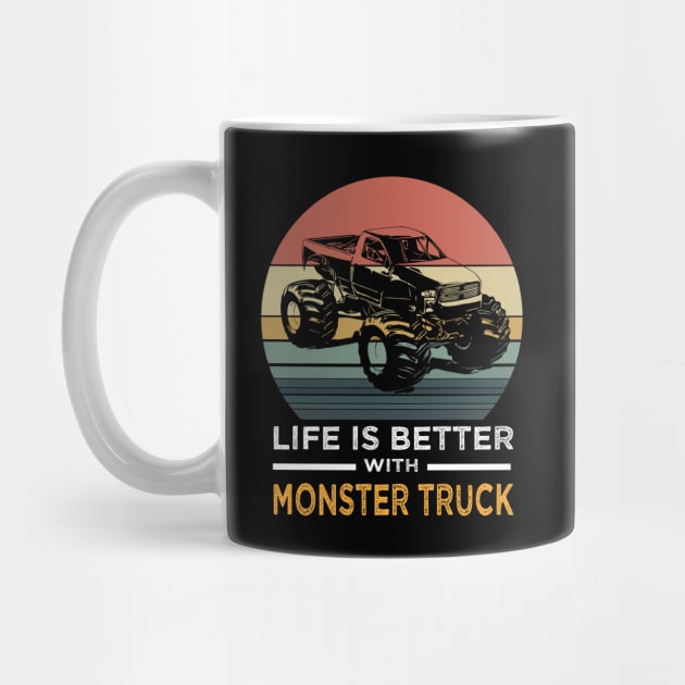 Life is Better With Monster Truck Design by madani04